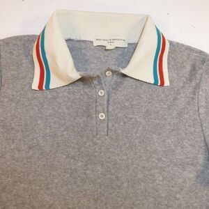 PROJECT SOCIAL T x URBAN OUTFITTERS PREPPY TERRY CLOTH POLO T SHIRT Womens M